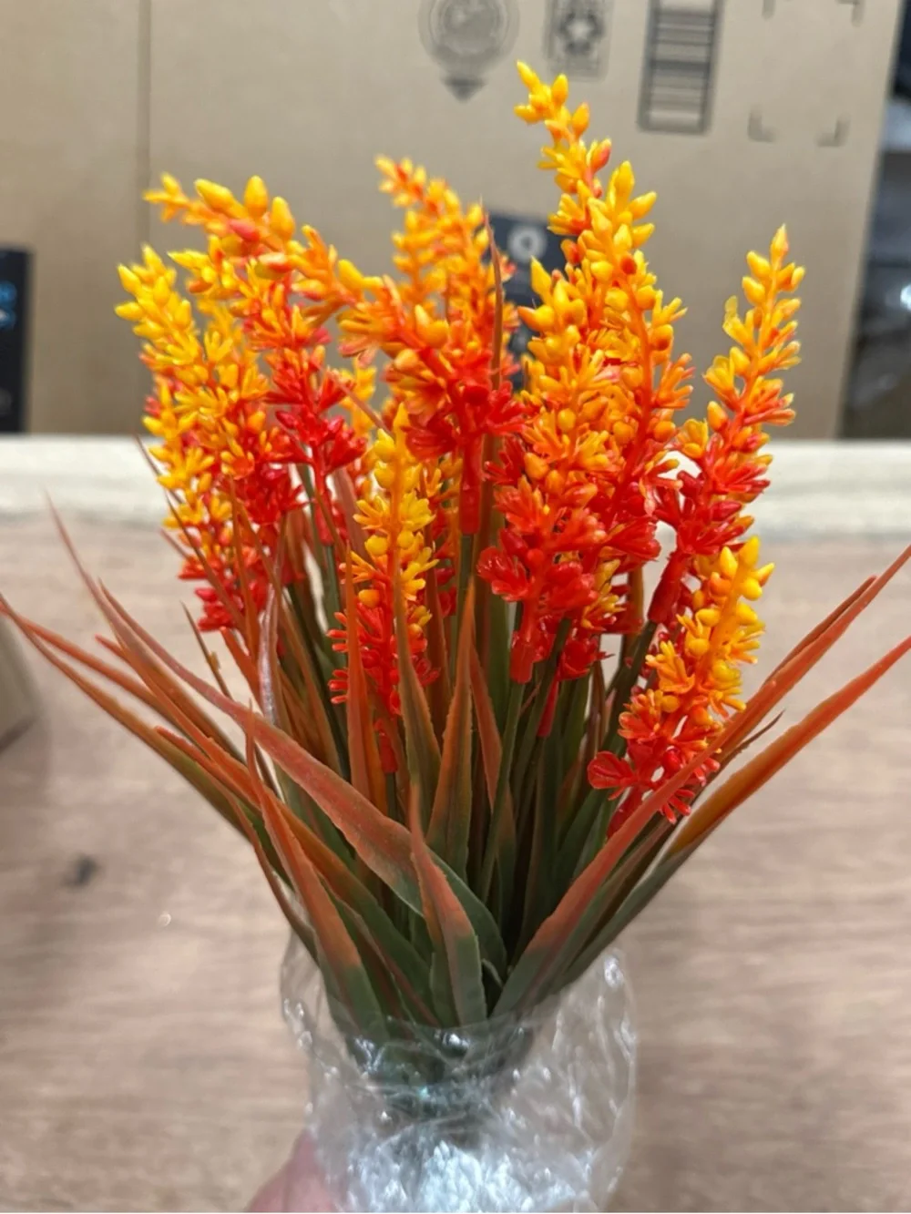Autumn Meadow Artificial‎ Floral Bouquet - Yellow & Orange set of 48